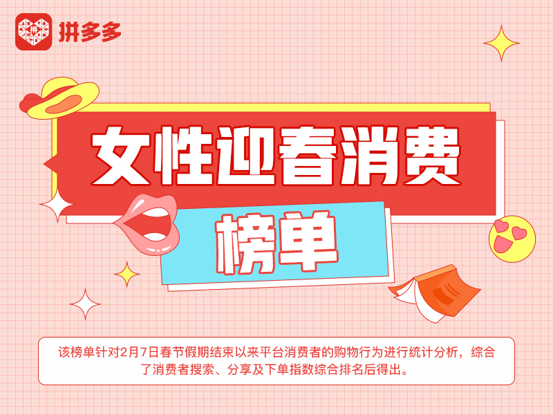 女性3月8日消费趋势_国潮品牌女神节服饰美妆_拼多多畅销榜权重